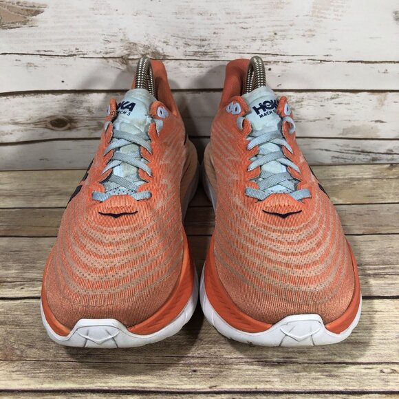Hoka One One Mach 5 Running Shoes Womens Size 9 Athletic Jogging Peach Training - Picture 4 of 12